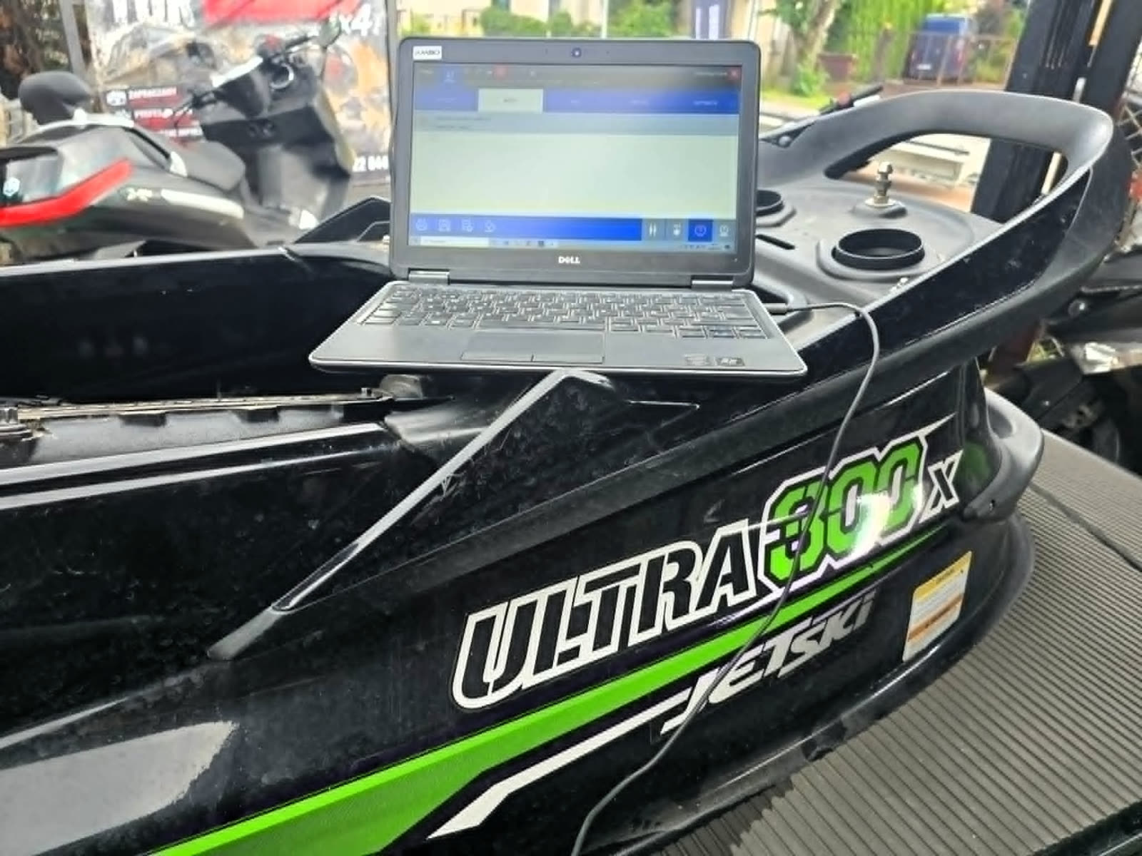 Diagnostyka komputerowa Kawasaki Ultra 300X w MotoQuad Serwis