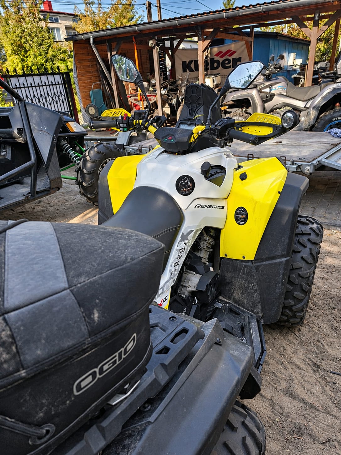 Can-Am Renegade G2 po montażu snorkli w MotoQuad Serwis
