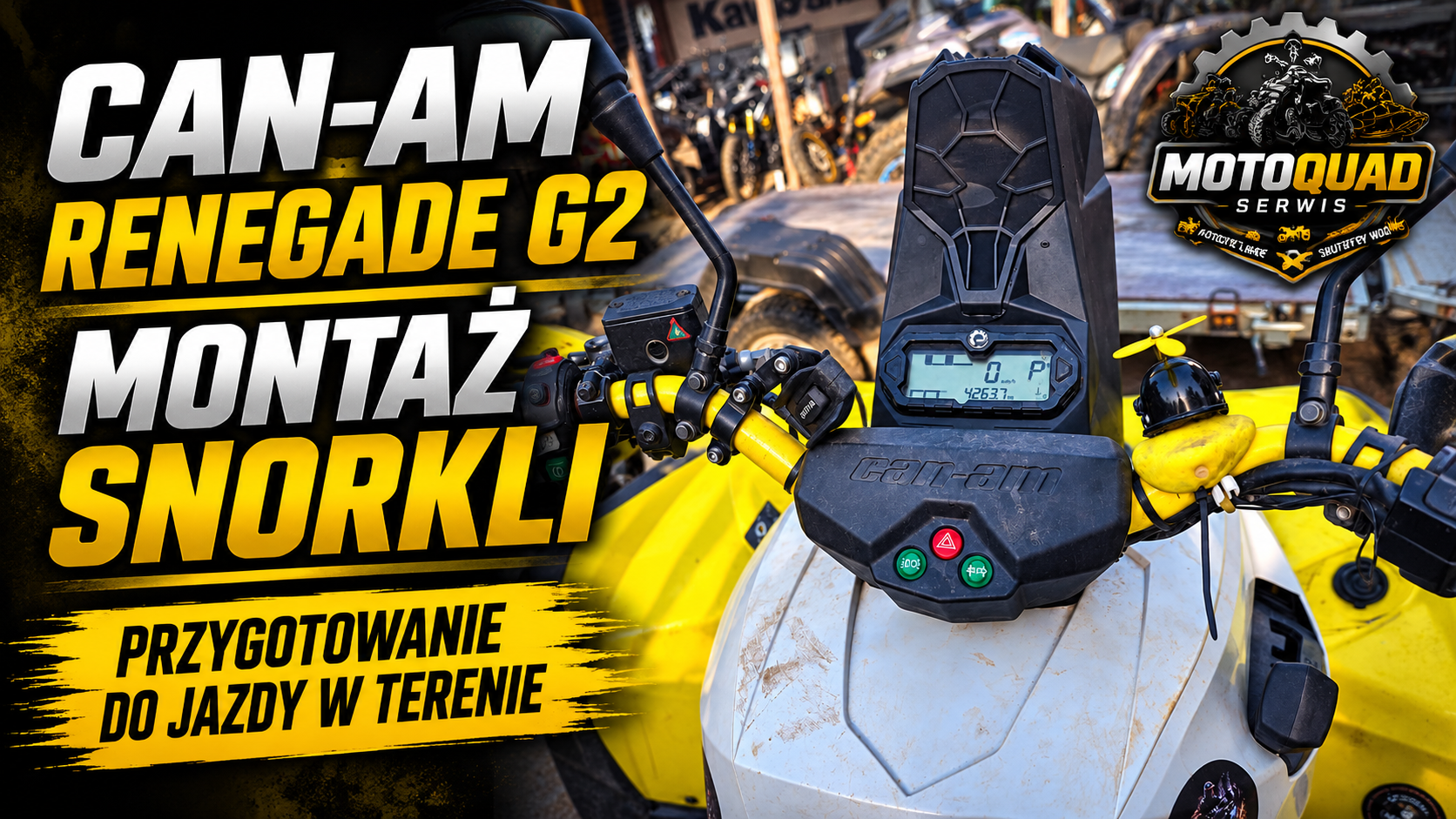 Can-Am Renegade G2 – montaż snorkli i przygotowanie quada do jazdy w terenie