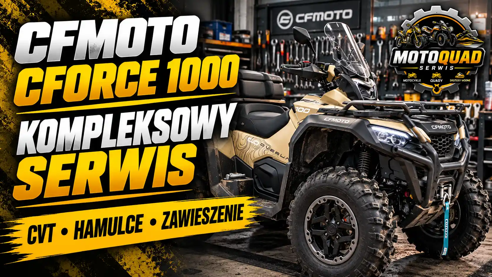 Kompleksowy serwis CFMOTO CFORCE 1000 Overland – MotoQuad Serwis